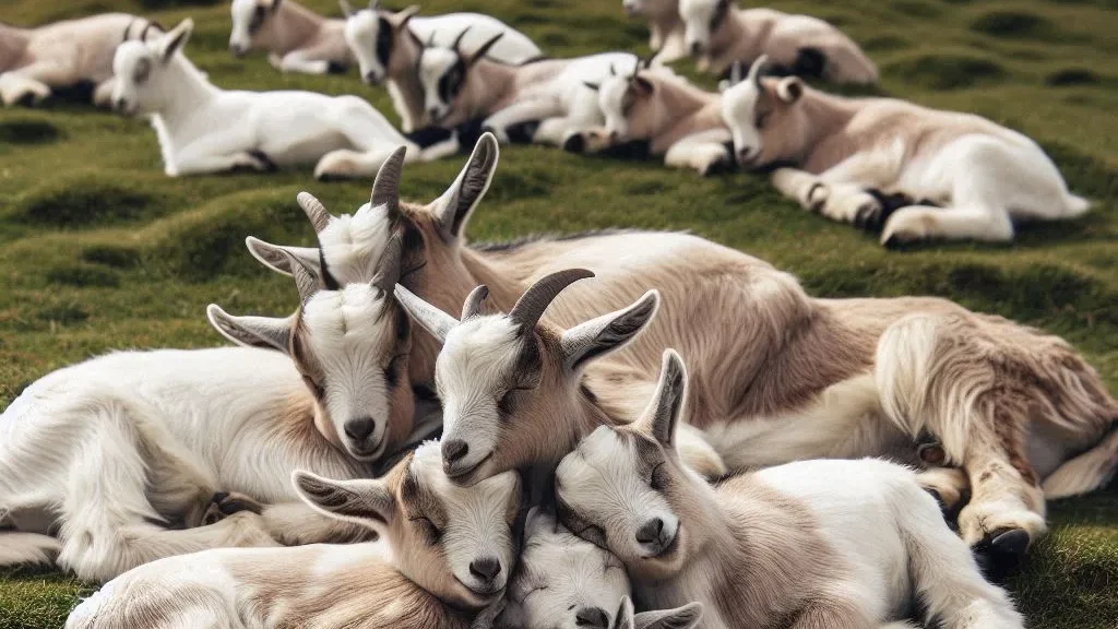 ¿Cómo duermen las cabras?
