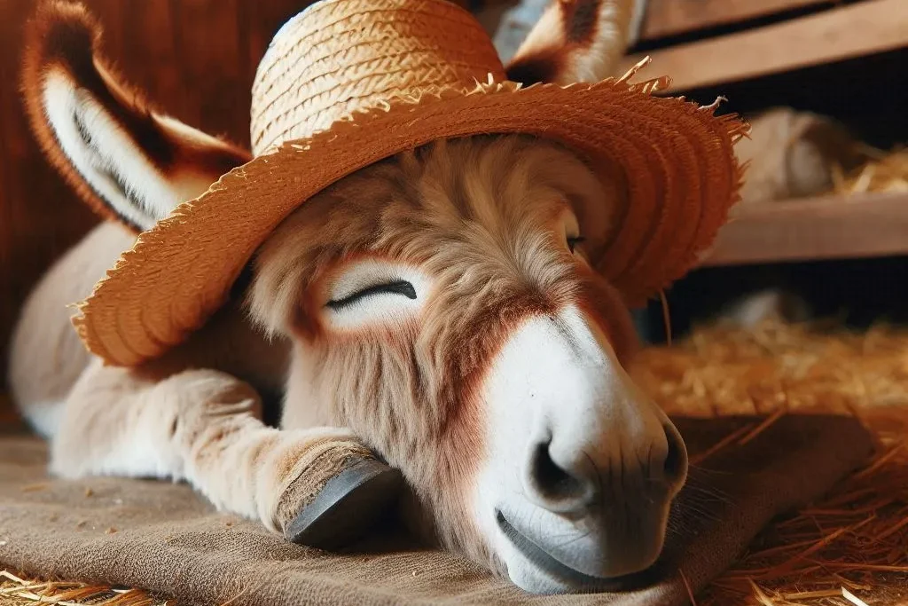 ¿Cómo duermen los burros?