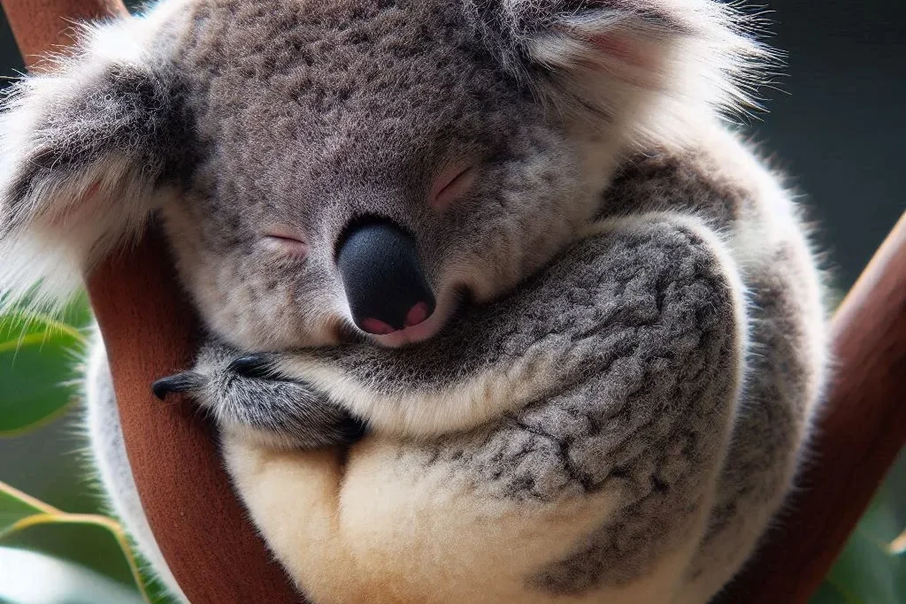 ¿Cómo duermen los koalas?