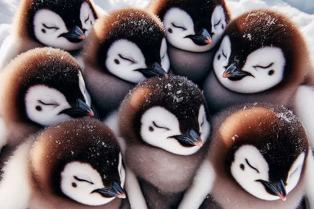 ¿Cómo duermen los pingüinos?