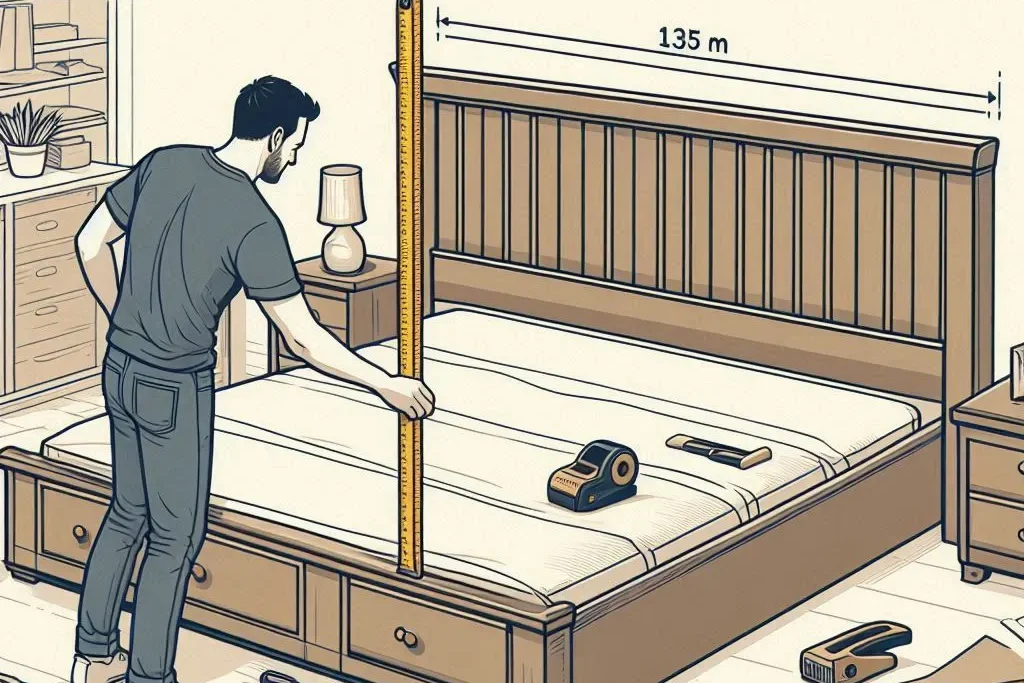 ¿Qué medida de cabecero para cama de 135?