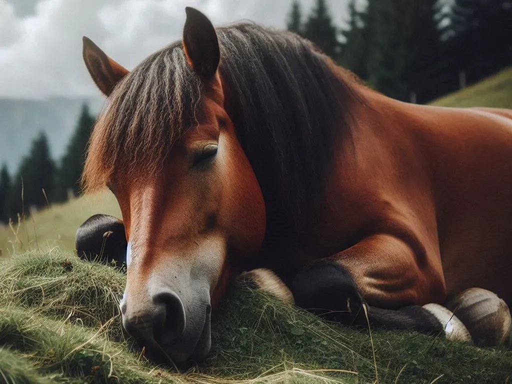 ¿Cómo duermen los caballos?