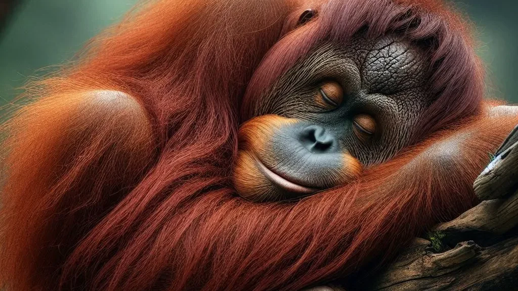 ¿Cómo duerme un orangután?